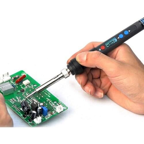 PX-988 90W Backlight LCD Digital Thermostat Adjustable Lead Free Electric Soldering Iron ESD Mini Soldering Station EU/US Plug 2