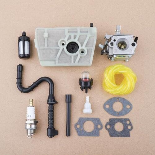 Carburetor Air Filter Spark Plug Gasket for Stihl 028 AV 028AV Super Chainsaw Tillotson HU-40D Walbro WT-16/1118 120 0600 Carb