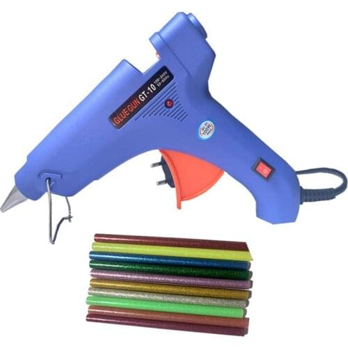 Glue Gun 100W with EU Plug Sticks11*200mm Electric Heat High Temperature Industrial Mini Gun Thermo Repair Tool DIY Crafts