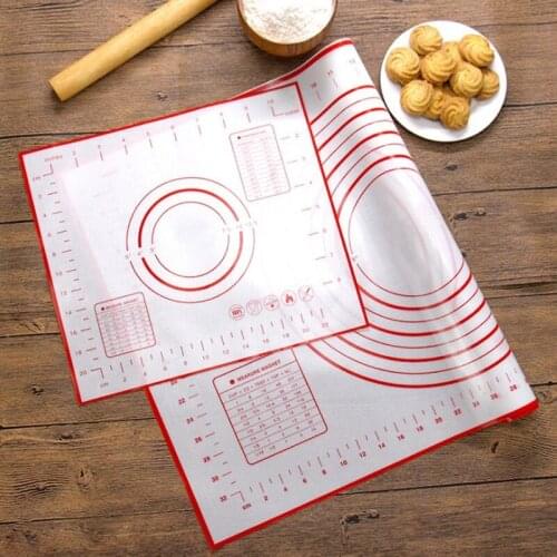 Baking Mat Silicone Dough Pad Baking Tools Chopping Board Rolling Measuring Bake Mat Non-stick Pizza Pastry Pie Bakeware