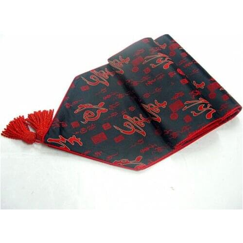 Brand New Noble Chinese Handmade Classic Silk Table Runner Bed Flag