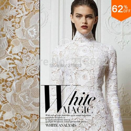 PQYY6 hollow out african guipure lace water soluble chemical lace textile sequin fabric african cord lace