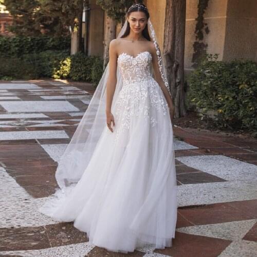 Luxury Beaded Lace Wedding Dress 2020 Lakshmigown Sheer Illusion Sexy Sweetheart Bridal Dress Off Shoulder Princess Wedding Gown