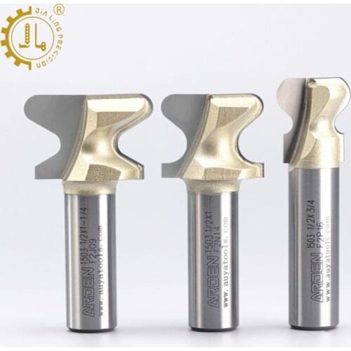 ARDEN 1pcs 1/2 Shank Router Bits for wood double finger bit Woodworking Tools router bits for wood