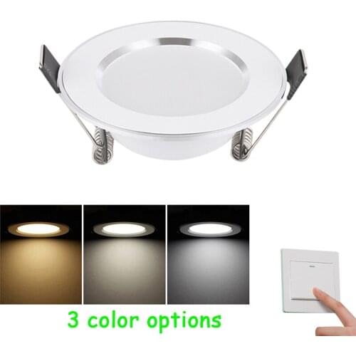 LED Downlight Variable light 3W 5W 7W 9W 12W 15W Round Recessed Lamp 85-265V Led Bulb Bedroom Kitchen Indoor LED Spot Lighting