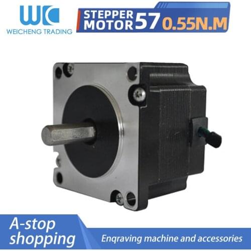 57BYGH stepper motor/thin body 41mm static torque single shaft 8mm 0.55NM 23HS series 1.8° two-phase four-wire
