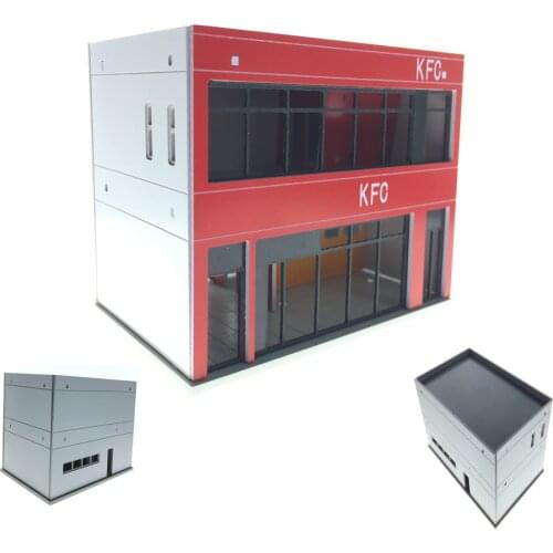 2pcs N Scale 1/150 160 Architectural Scene Model Abs Building For Diorama Model City Design