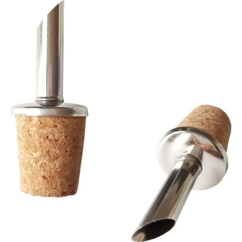 Wooden Flask Red Wine Pourer Oil Beer Champagne Bottle Cork Stopper Bottle Pot Spout Plug Household Cellar Kitchen Bar Supplies