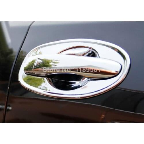 For Nissan X-Trail Rogue 2014 2015 2016 ABS Chrome Door Bowl Trim