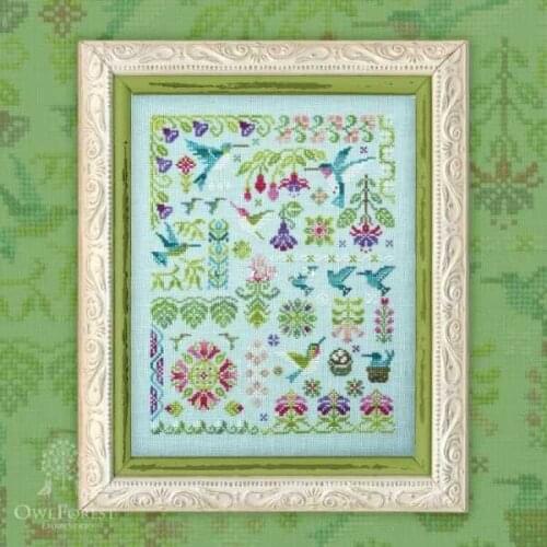 Hummingbird Geometry Figure 31-37 Counted Cross Stitch 11CT 14CT 18CT DIY Chinese Cross Stitch Kits Embroidery Needlework Sets