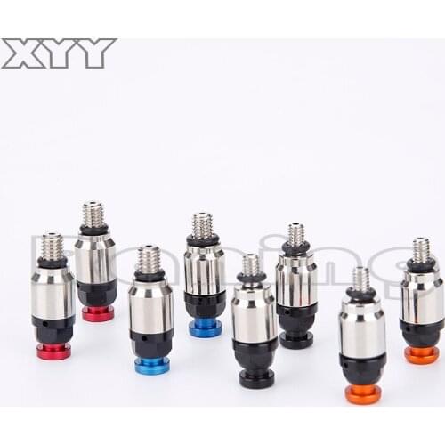 New 2Pcs/Pair M5*0.8/M4*0.7mm Motorcycle Dirt Bike Front Fork Air Bleeder Valves Shock Absorbing Screws Shock Absorbing