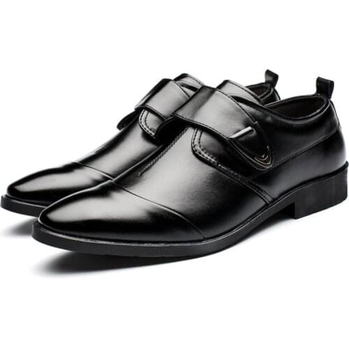 New Listing Plus Size38- 48 Classical Men Business Dress Shoes Patent Leather Derby Shoes Mens Flat Oxfords Wedding Party Shoes
