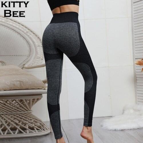 Leggings Sport Fitness Women Push Up Sport Yoga Pants High Waist Seamless Leggings Compression Tights Gym Training Running Pants
