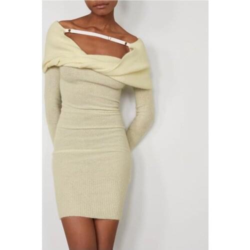 New Style WomenS Sweater Features Big Lapel Sexy Off Shoulder Slim Necked Fashion WomenS Long Sleeve Top