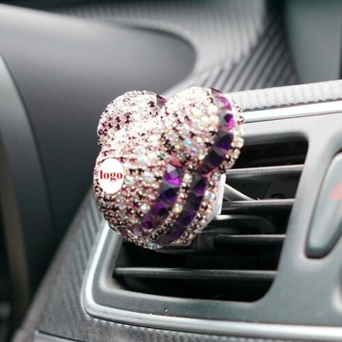 Car Air Freshener Diamond Auto outlet Perfume Air conditioner Vent clip Air freshener Automobile Fragrance Diffuser Gifts