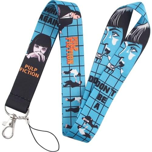 FD0179 Underestimating Fiction Lanyard Neck Strap Rope For Mobile Cell Phone ID Card Badge Holder With Keychain Keyring