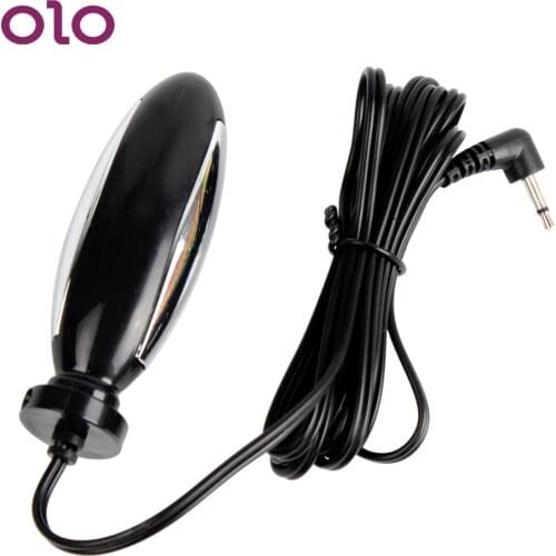 OLO Anal Vaginal Plug Electric Shock Stimulator Electro Massage Medical Themed Toys Sex Toys For Men Women Erotic Sex Products