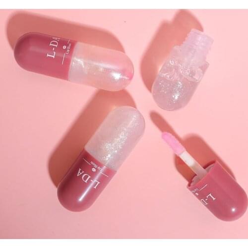 Moisturizing Maintenance Capsule Lip Gloss Mini Capsule Moisturizing Lip Glaze Long Lasting Lip Gloss Makeup Cosmetic TSLM1