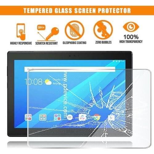 For Lenovo Tab 4 10" Tablet Tempered Glass Screen Protector Premium Scratch Resistant Anti-fingerprint Film Cover