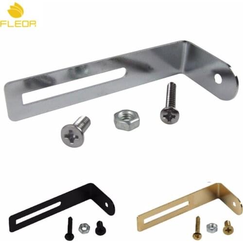 FLEOR 1PCS Electric Guitar Pickguard Bracket with Nut Screws For LP Style Guitar Pickguard , Silver / Black / Gold Color Choose