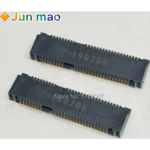 10Pcs/Lot Height 4mm MINI PCIE MINIPCIE original msata socket connector slot connector deck 52P