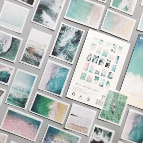 50 pcs/pack Voice of The Sea Washi Stckers Set DIY Sticker Diary Decorative Stationery Scrapbooking