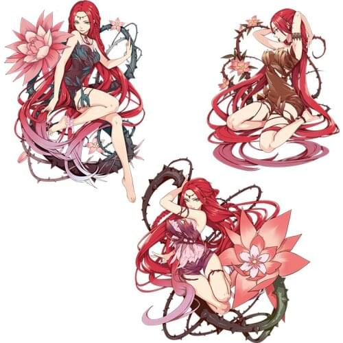 Three Ratels CA39 Honkai Impact 3rd Anime Sticker For Vehicle Fuel Tank Cover Car laptop Decor Sticker Kid Toy Decal