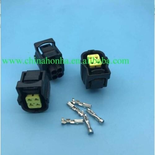 Free shipping 50/100 pcs/lots 4 Pin Female Tyco/TE/AMP sealed sensor connector Housing SSC system Socket 184248-1