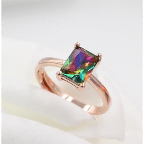Free Shipping Fashion Jewelry 5 carat /3 carat Rose gold Color Austrian Crystal Eagagement Wedding ring for women Gift C024