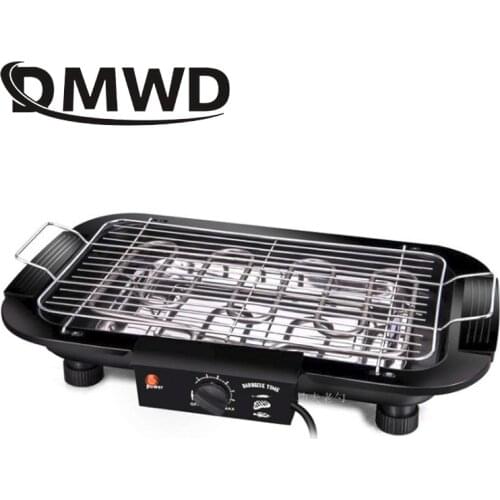Household Electric oven Furnace Heating Smokeless Barbecue pits Grill Indoor Carbon Free BBQ pan Hotplate Griddle EU US plug