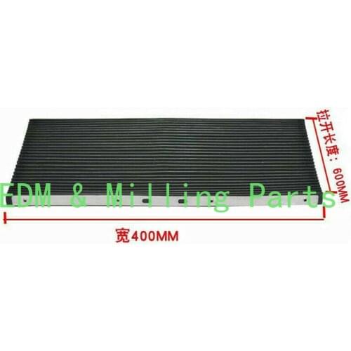 CNC 400*600 Milling Machine Part Accordion Type Way Mill Rubber Cover For Bridgeport Mill Part