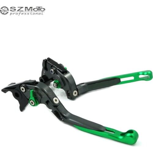 For KAWASAKI Z800 / E version 2013-2016 Motorcycle Accessories Folding Extendable Adjustable Brakes Clutch Levers With LOGO CNC