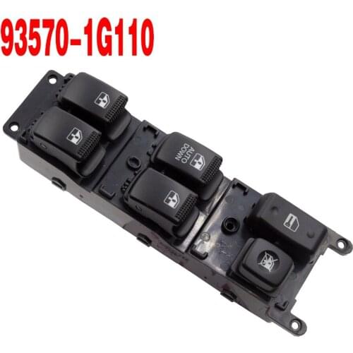 OEM 935701G110 93570-1G110 Main driving glass button Power Window Main Switch For KIA NEW PRIDE 2006-2010