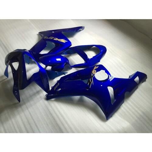 Injection mold Fairing kit for KAWASAKI Ninja ZX6R 03 04 ZX6R 636 2003 2004 zx6r 03 04 TOP Blue Fairings set+gifts UY14
