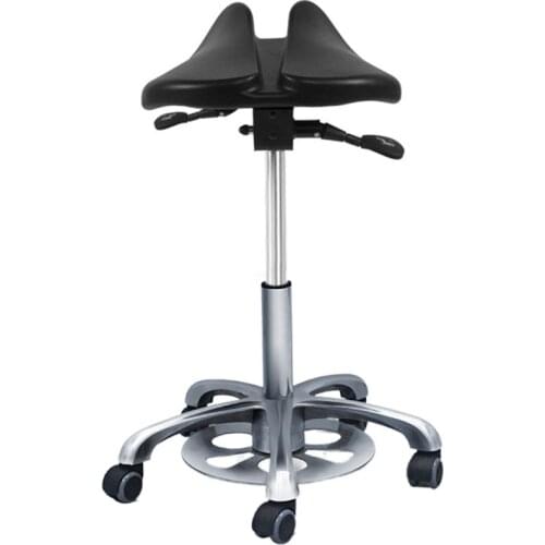 Hairdressing Tattoo Dentist Operating Room Saddle Chair Ergonomics Lifting Rotating Stool Pulley Riding Chair Office Furniture