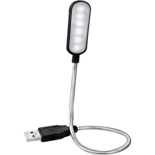 Mini Flexible Desktop Lamp USB Power Supply LED Book Reading Night Light Lamp Intelligent Night Light Corridor Bathroom