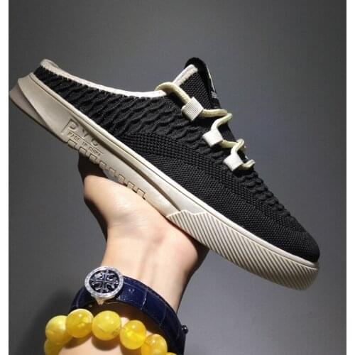 Mens Shoes Lazy Slipper New Fashion Canvas Shoe Daily Flat Shoes Concise Light Soft Sole Vulcanized Shoes Designer Casual Shoes