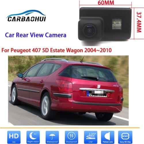 New ! Car Rear View Camera for Peugeot 407 5D Estate Wagon 2004~201 Reverse Parking camera license plate camera High quality hd