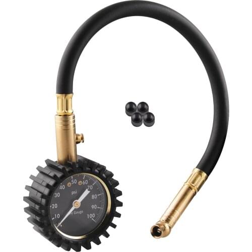 New Long Tube Tire Pressure Gauge Meter 0-100Psi High-Precision Tyre With Digital Pressure Gauge For Car Motorcycle Universal