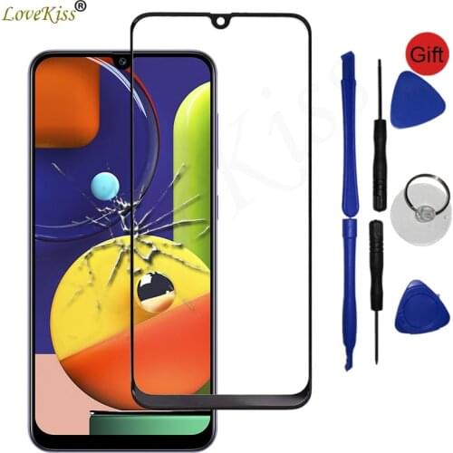 Front Panel For Samsung Galaxy A10 A20 A30 A40 A50 A10S A20S A30S A50S A02S A12 Touch Screen Glass Cover Not LCD Display Sensor