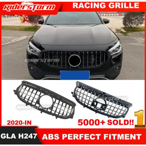 For 2020 GLA Class GIA GA247 GT Grill Style Front Grille for mercedez benz Car grille 2020 year