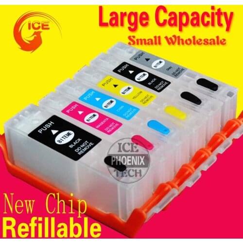 For Canon TS8040 TS9040 TS 8040 TS 9040 Refillable ink cartridge PIxma printer 6C ink cartridge PGI470