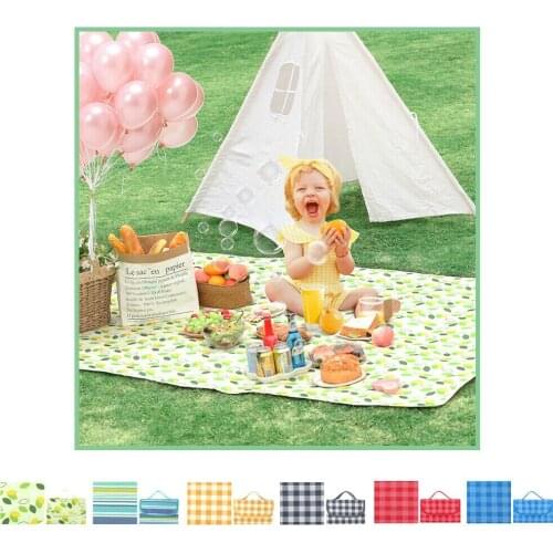 Portable Picnic Camping Mat Waterproof Beach Blanket Outdoor Ground Mat Mattress Outdoor Camping Mat Blanket 2x2/1.5x2 meter