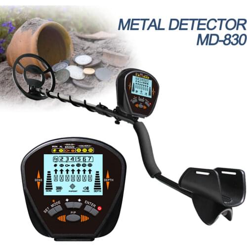 MD830 Professional Metal Detector Underground Depth 2.5m Scanner Search Gold Detector Treasure Hunter Detecting Pinpointer MD830