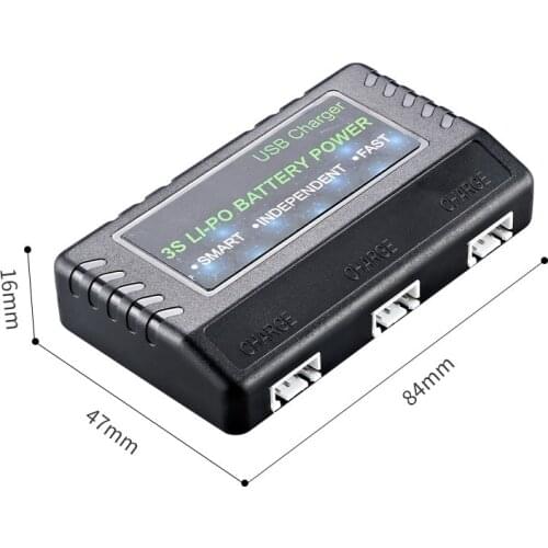 3 in 1 Compact Balance Charger for 2S 3S 11.1V Lithium Battery Airsoft Gun battery high quality long-life Adapter