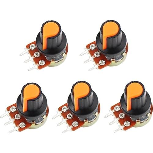 5set/lot WH148 Rotary Potentiometer 15mm 3Pin with Switch knob Cap,Shaft Plum 15x17 mm power button switches plastic caps