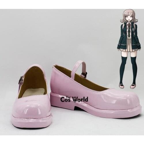 Danganronpa Nanami Chiaki Anime Games Customize Cosplay Flat Shoes