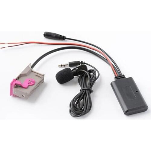 Bestolink RNSE Bluetooth AUX Adapter Music MP3 Aux-IN Audio Cable Microphone For Audi A3 A4 A6 A8 TT R8 RNS-E 32Pin