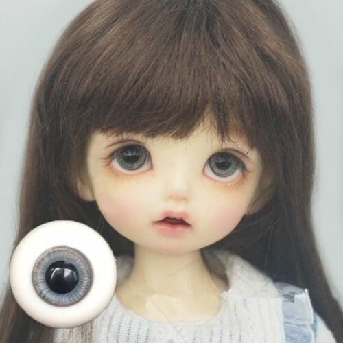 BJD doll eyeballs are suitable for 1/3 1/4 1/6 size human wind grey glass eyeballs doll accessories