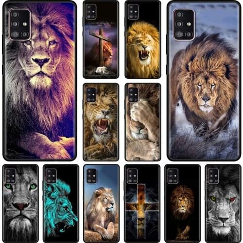 Smartphone Case For Samsung Galaxy M31 Prime M51 F41 M31s M30s M21 M11 M01 Cover Lion Alpha Male Cub